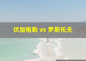 伏加格勒 vs 罗斯托夫